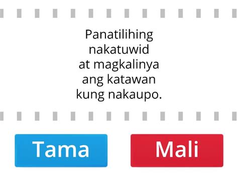 Paglalarawan ng Wastong Pag.